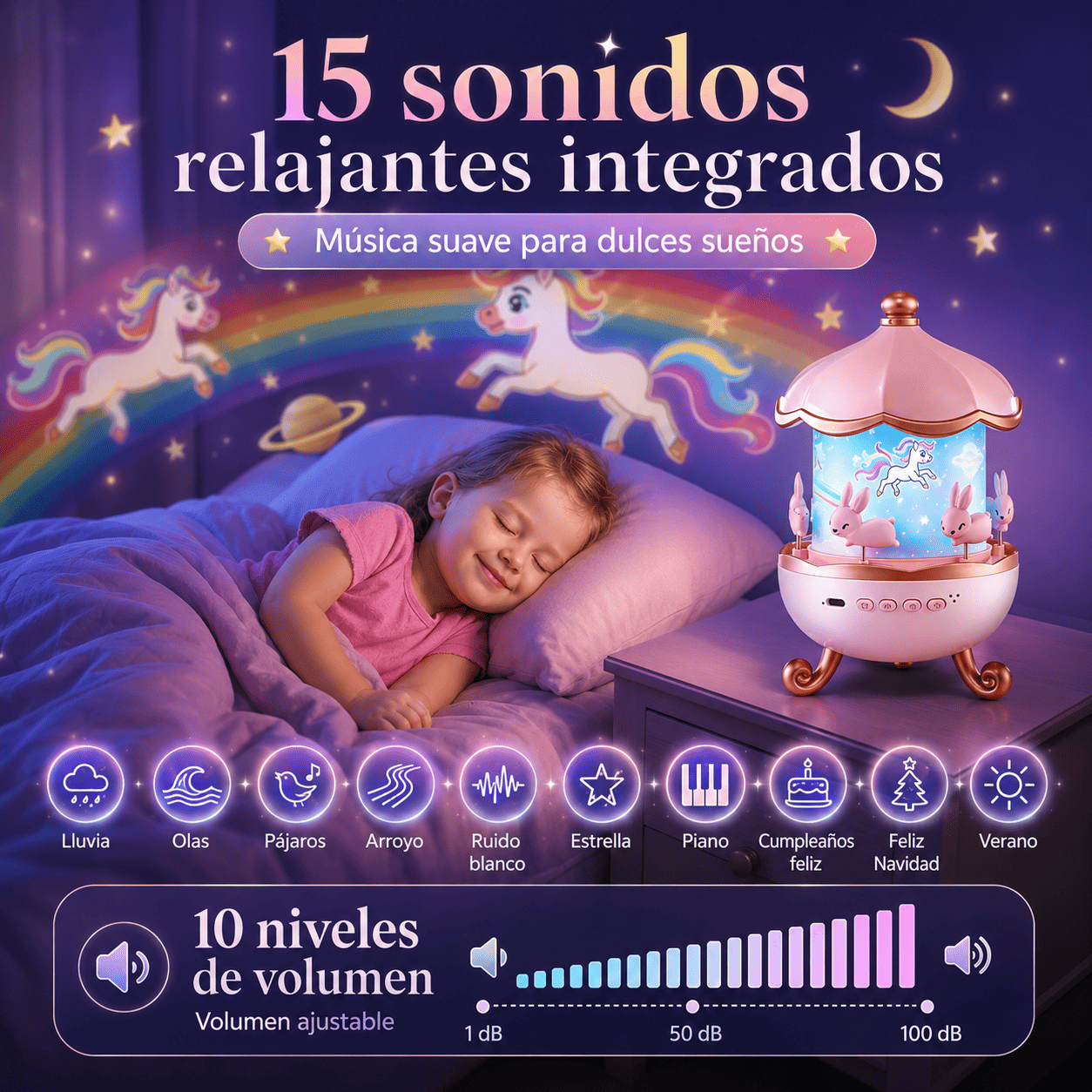 LUMIBUNNY® ¡Noches llenas de encanto y color!