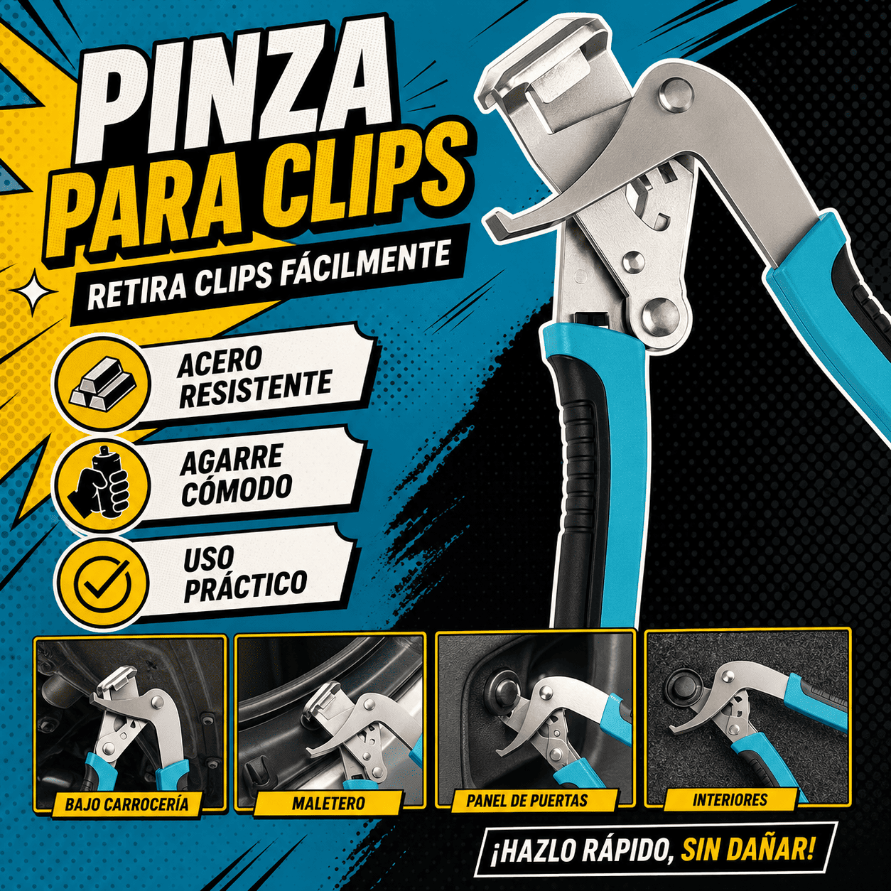 CLIPMASTER® ¡Más control al quitar clips!