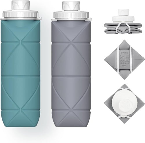 BOTELLA PLEGABLE!🥤PAGA 1 LLEVA 2