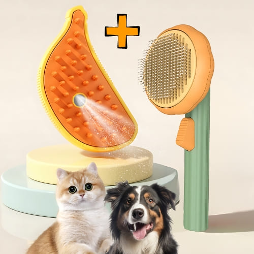 KIT DE CEPILLOS PARA MASCOTAS!😺🐶