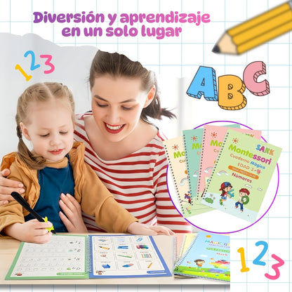 CUADERNOS MÁGICOS!📚 PAGA 4 LLEVA 8 UNIDADES