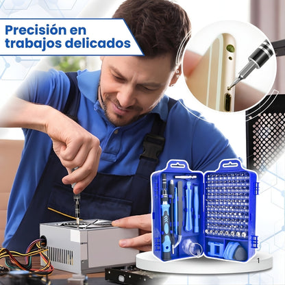 KIT DESTORNILLADORES 115 EN UNO!🪛