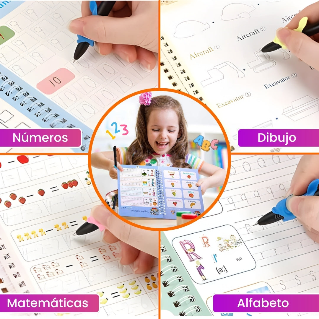 CUADERNOS MÁGICOS!📚 PAGA 4 LLEVA 8 UNIDADES