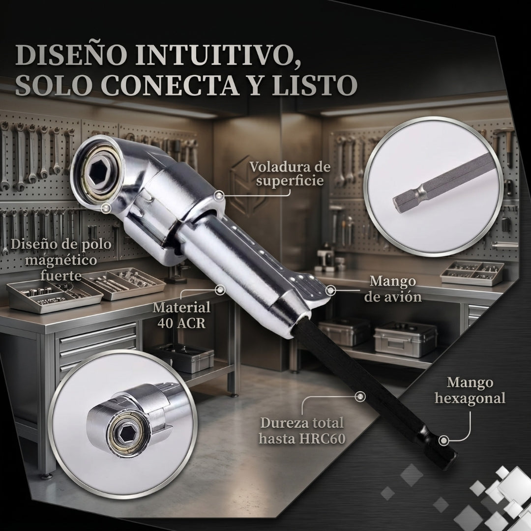 ADAPTADOR TALADRO GRANDE + PEQUEÑO