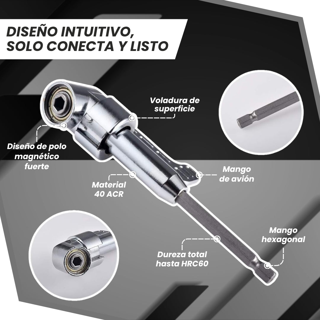 ADAPTADOR TALADRO GRANDE + PEQUEÑO