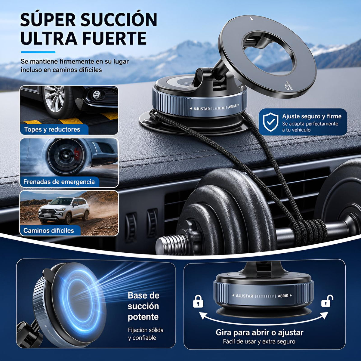 SOPORTE POWERMAG 360® ¡PAGA 1 LLEVA 2!