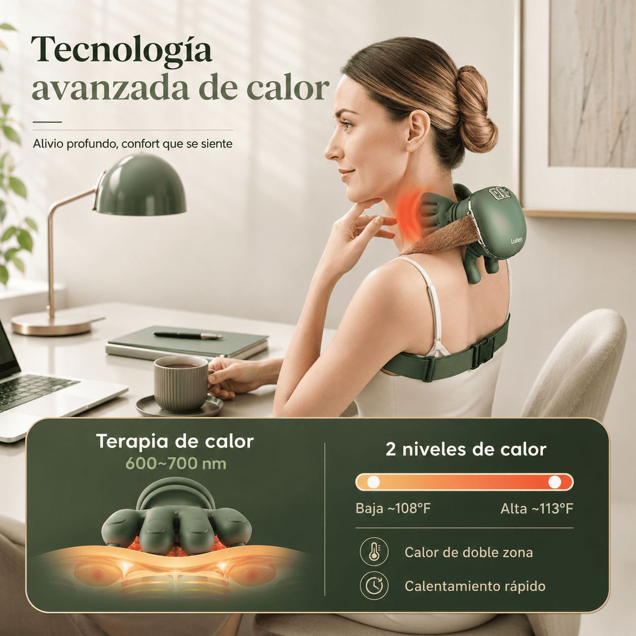 MASAJEMAX 4D® ¡Relájate en casa de forma práctica!