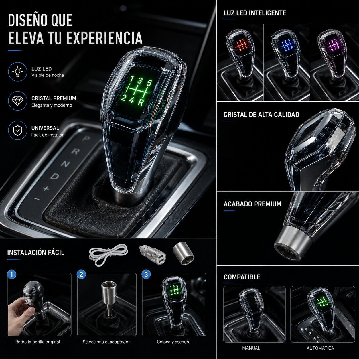 CARSHIFT LED® ¡Tu carro lucirá diferente!