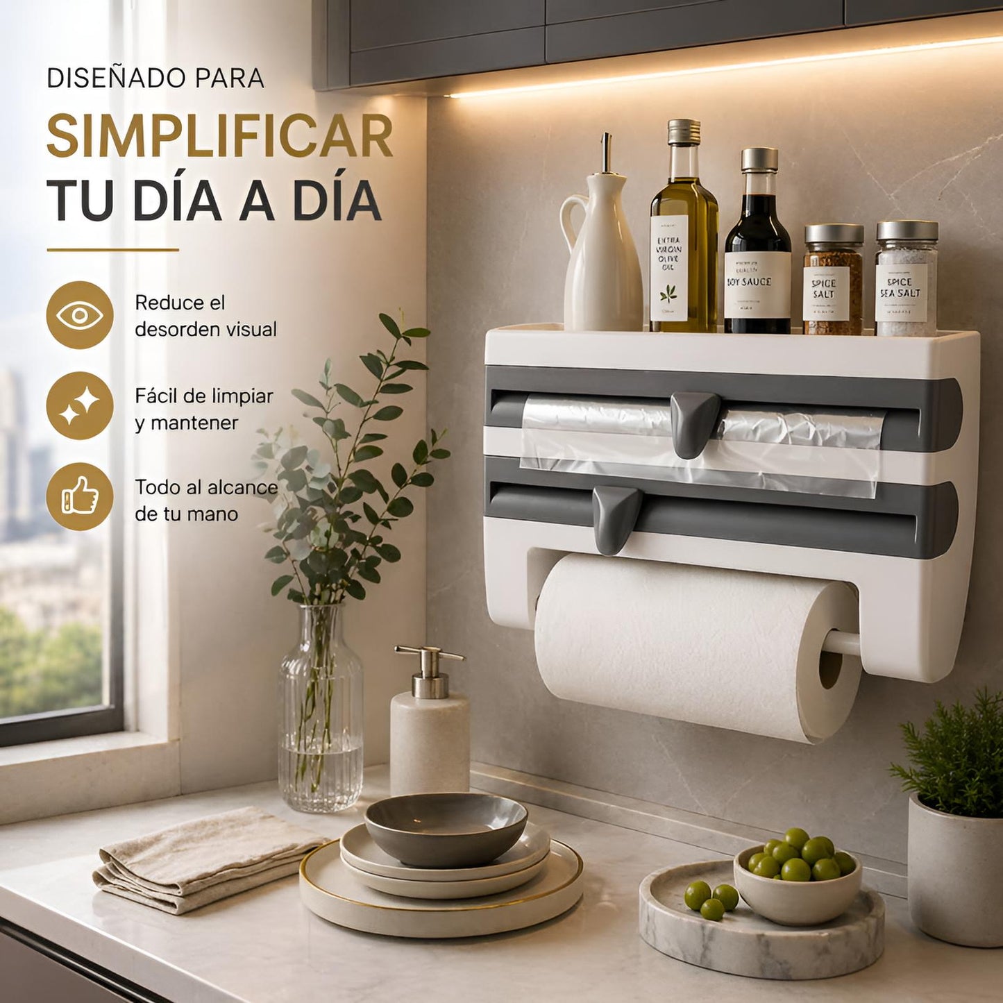 DISPENSADOR MULTIRACK 4 EN 1®