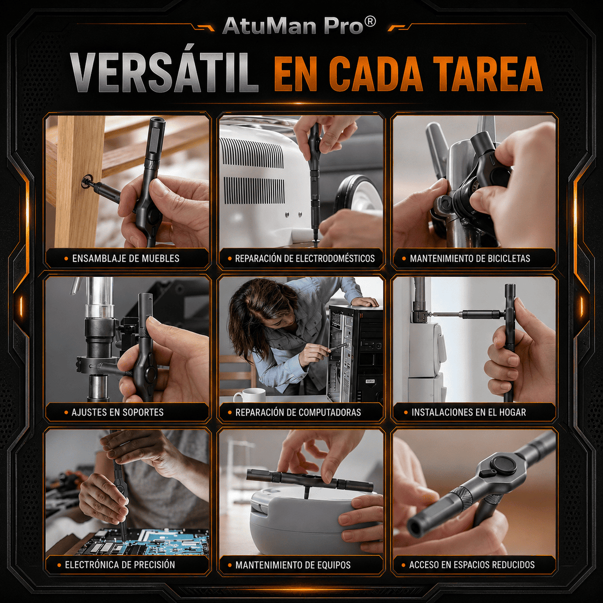 KIT ATUMAN PRO® ¡Repara de manera práctica!