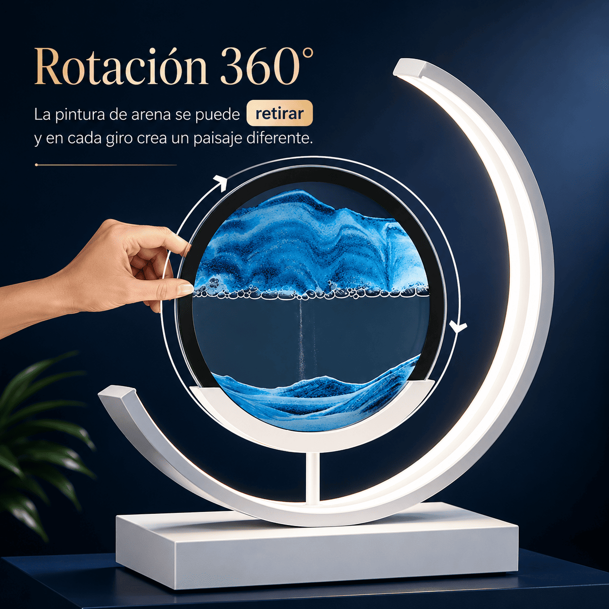 ARENAGLOW 3D® ¡Decora con luz y arena 3D!