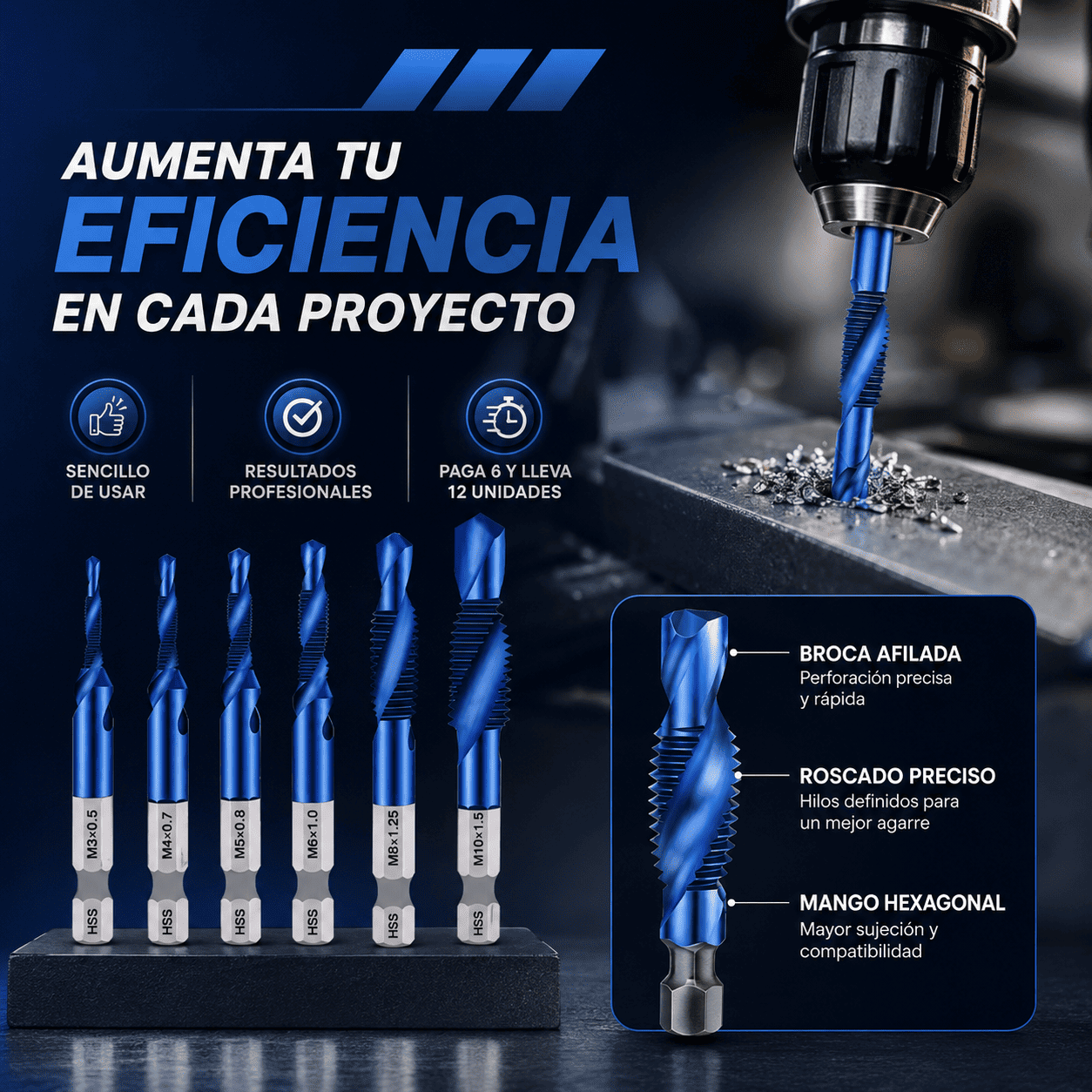 KIT BROCAS PERFORAMAX® ¡PIDE 6 LLEVA 12!