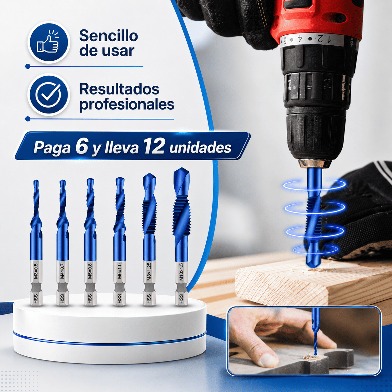 KIT BROCAS PERFORAMAX® ¡PIDE 6 LLEVA 12!