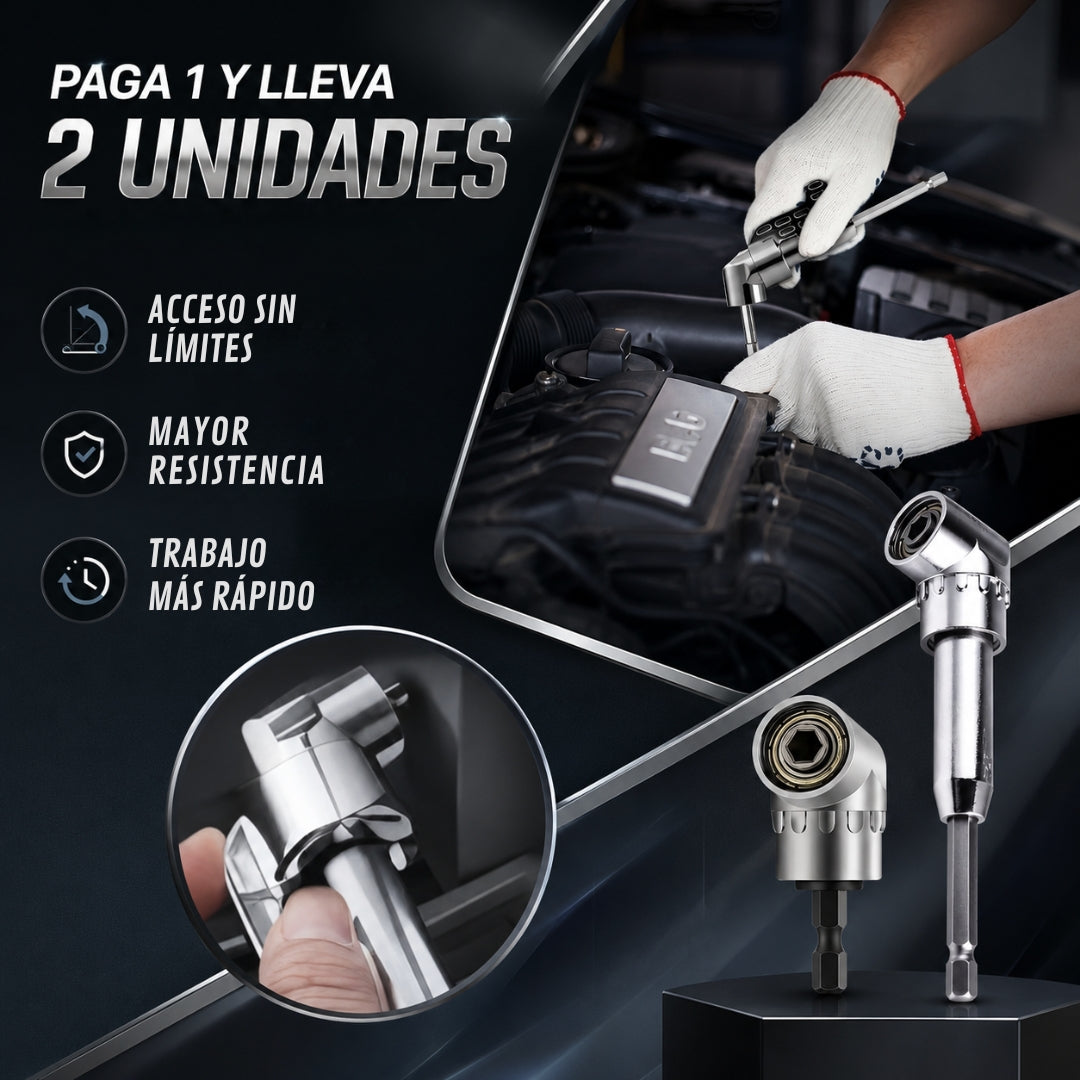 ADAPTADOR TALADRO GRANDE + PEQUEÑO