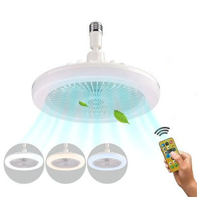 LÁMPARA LED CON VENTILADOR!🍃